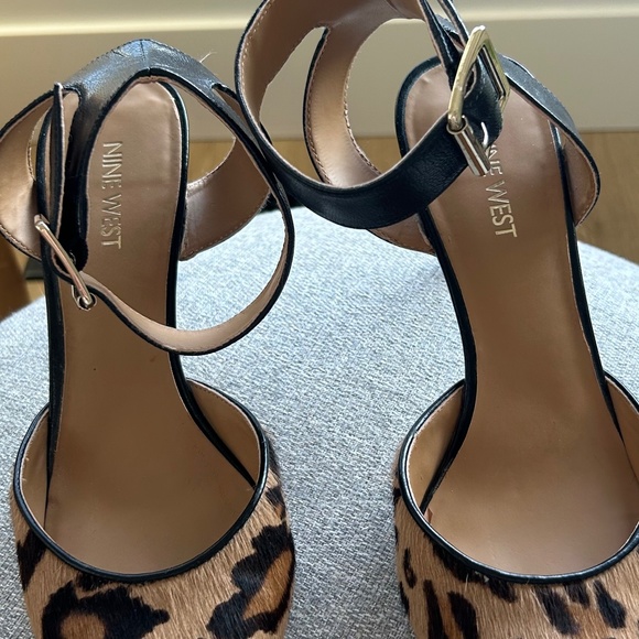 Nine West leopard print heels - Picture 4 of 9